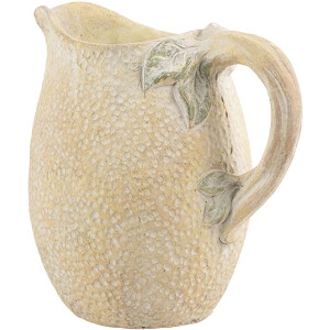 Clayre & Eef 6TE0576 Decoratieve Kan 20x15x20 cm Geel en Groen