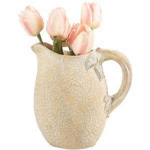 Clayre & Eef 6TE0576 Decoratieve Kan 20x15x20 cm Geel en Groen