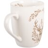 Clayre & Eef GTWMU Beker 12x8x10 cm Beige-Bruin 350 ml