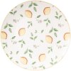 Clayre & Eef LELDP Kleine Schotel Wit-Geel 20x2 cm