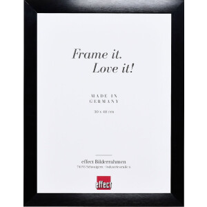 Effect Alu-fotolijst Profiel S3 Zwart & Zilver 13x13-70x100cm, Glasopties
