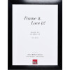 Effect Alu-fotolijst Profiel S3 Zwart & Zilver 13x13-70x100cm, Glasopties