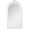 Clayre & Eef 52S326 Spiegel 50x4x92 cm Witte Wandspiegel