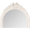 Clayre & Eef 52S326 Spiegel 50x4x92 cm Witte Wandspiegel