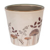 Clayre & Eef 6CELFJ0001XL Decoratieve bloempot Ø 21x20 cm Beige bruin