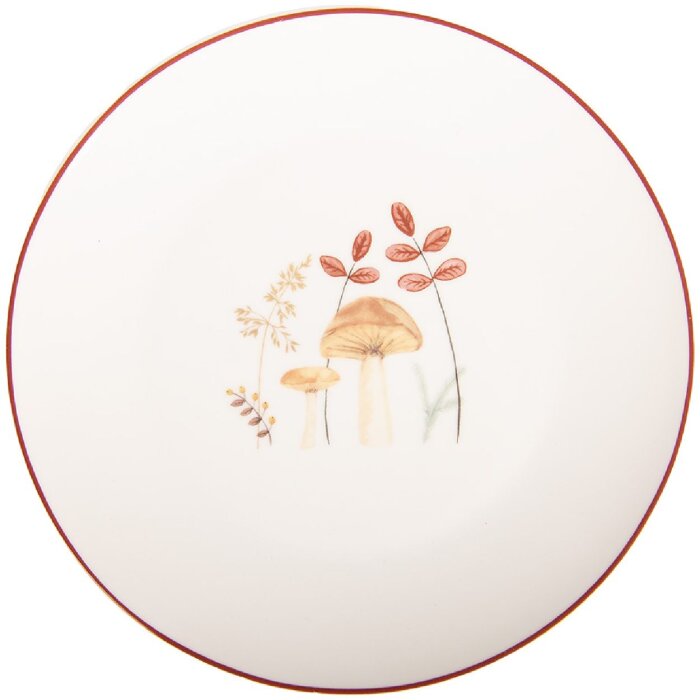 Clayre & Eef LFJDP Kleine Schotel Beige-Bruin 20x2 cm