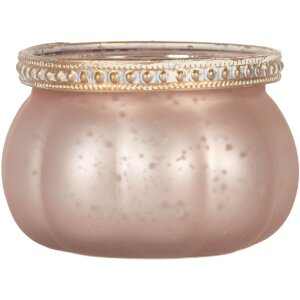 Clayre & Eef 6GL5213 Kandelaar Rosa Ø 9x6 cm