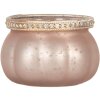 Clayre & Eef 6GL5213 Kandelaar Rosa Ø 9x6 cm