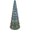Clayre & Eef 6GL5331 Decoratieve Kerstboom Ø 12x33 cm Blauw