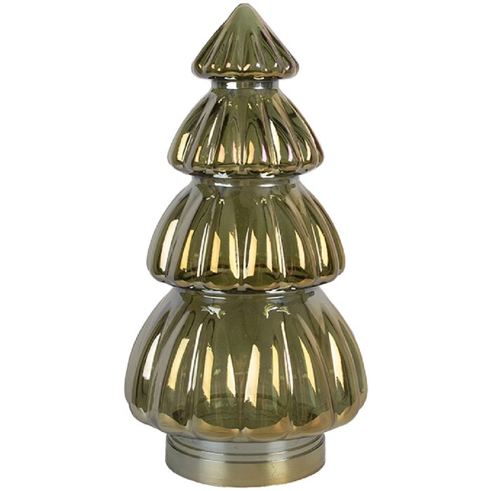 Clayre & Eef 6GL5334 Decoratieve Kerstboom Ø 15x27 cm