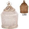 Clayre & Eef 6GL5216 LED Decoratie Ø 8x12 cm Roze