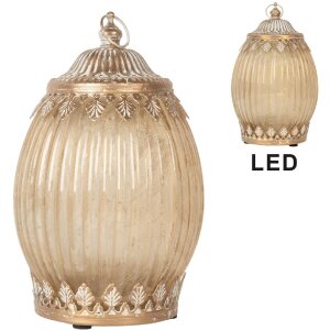 Clayre & Eef 6GL5220 Decoratie met LED Ø 11x18 cm
