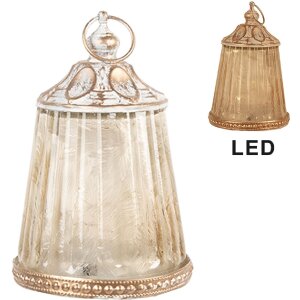Clayre & Eef 6GL5229 Decoratie met LED Ø 8x12 cm / 2x AAA