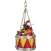 Clayre & Eef 6Y5865Y Decoratieve Trommel Ø 12x16/27 cm Geel-Rood