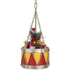 Clayre & Eef 6Y5865Y Decoratieve Trommel Ø 12x16/27 cm Geel-Rood