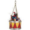 Clayre & Eef 6Y5865Y Decoratieve Trommel Ø 12x16/27 cm Geel-Rood