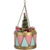 Clayre & Eef 6Y5866 Decoratie Trommel Roze Blauw Ø 17x25/37 cm