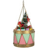 Clayre & Eef 6Y5867P Decoratieve Trommel Ø 21x34/43 cm Roze Groen