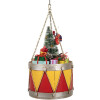 Clayre & Eef 6Y5867Y Decoratieve Trommel Ø 21x34/43 cm Geel Rood