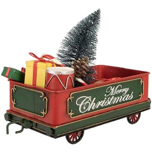 Clayre & Eef 6Y5872 Decoratieve Wagon 31x15x25 cm Rood