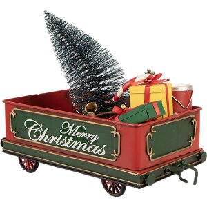 Clayre & Eef 6Y5872 Decoratieve Wagon 31x15x25 cm Rood