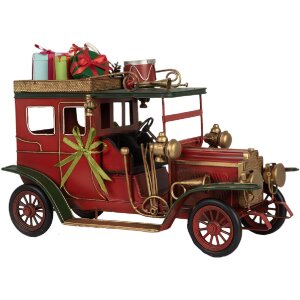 Clayre & Eef 6Y5875 Decoratie Auto Rood 42x18x28 cm