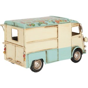 Clayre & Eef 6Y5877 Decoratie Foodtruck 26x14x14 cm Beige Blauw