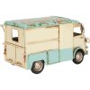Clayre & Eef 6Y5877 Decoratie Foodtruck 26x14x14 cm Beige Blauw