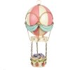 Clayre & Eef 6Y5878 Decoratie Heteluchtballon Ø 14x29 cm Roze Beige