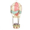 Clayre & Eef 6Y5878 Decoratie Heteluchtballon Ø 14x29 cm Roze Beige