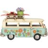 Clayre & Eef 6Y5880 Modelbus 17x7x11 cm Blauw Beige
