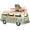 Clayre & Eef 6Y5880 Modelbus 17x7x11 cm Blauw Beige