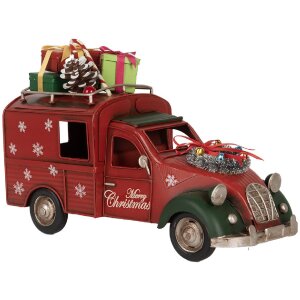 Clayre & Eef 6Y5881 Decoratie Auto Rood 26x11x17 cm