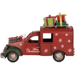 Clayre & Eef 6Y5881 Decoratie Auto Rood 26x11x17 cm