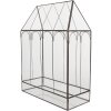 Clayre & Eef 5GL0022 Decoratie Mini Kas 35x15x46 cm Zwart Transparant
