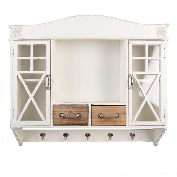 Clayre & Eef 5H0743 Wandkast 76x16x65 cm