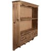 Clayre & Eef 5H0746 Wandkast 56x13x60 cm Bruin Hout Landelijke Stijl