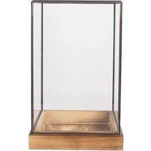 Clayre & Eef 6GL5364 Decoratie Mini Broeikas 19x19x30 cm
