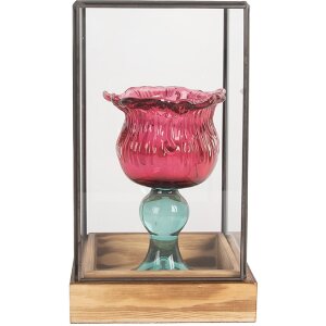 Clayre & Eef 6GL5365 Decoratie Mini Kas 14x14x24 cm