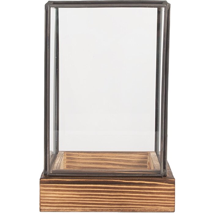 Clayre & Eef 6GL5366 Decoratie Mini Kas 12x12x19 cm
