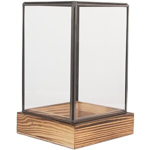 Clayre & Eef 6GL5366 Decoratie Mini Kas 12x12x19 cm