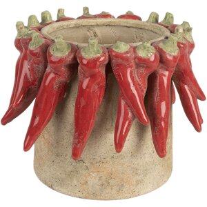 Clayre & Eef 6TE0579L Bloempot Ø 21x17 cm...