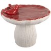 Clayre & Eef 6TE0581 Decoratie Paddenstoel Ø 25x21 cm Wit en Rood