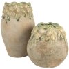 Clayre & Eef 6TE0582 Bloempot Ø 18x27 cm Beige-Geel Terrakotta