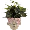 Clayre & Eef 6TE0583 Bloempot Ø 18x15 cm Beige-Roze