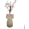 Clayre & Eef 6TE0584L Bloempot 20x19x31 cm Beige Roze