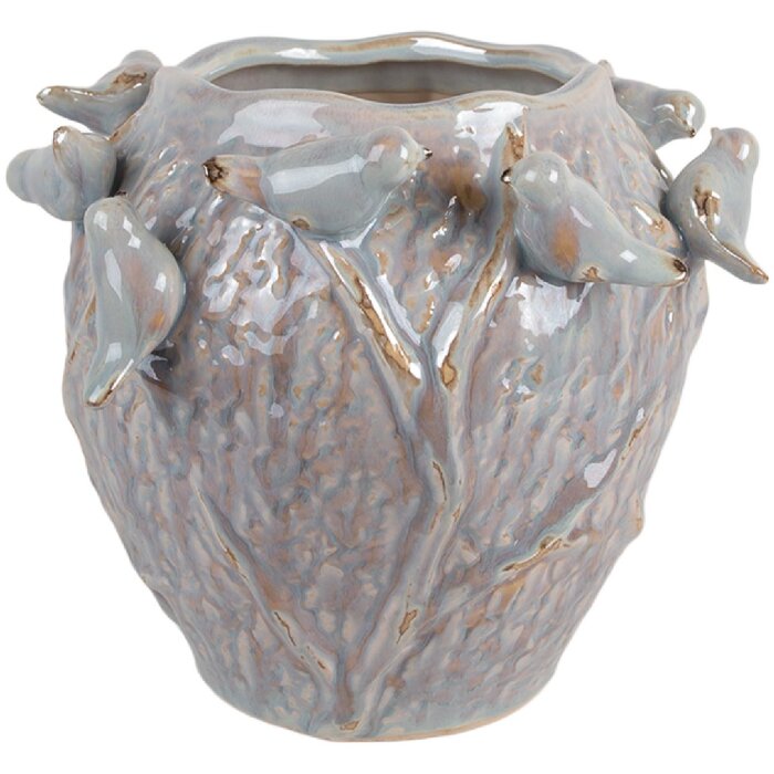 Clayre & Eef 6TE0586 Bloempot Terracotta Ø 25x20 cm