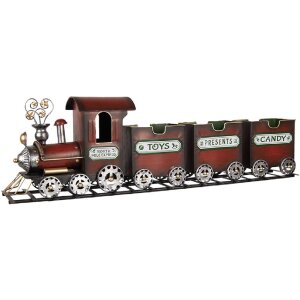 Clayre & Eef 5Y1298 Decoratieve Trein 95x19x28 cm