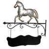 Clayre & Eef 5Y1312 Ophangbord Paard 66x3x67 cm