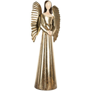 Clayre & Eef 5Y1372 Decoratie Engel 29x18x68 cm...